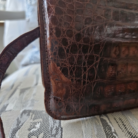 Vintage alligator purse/handbag - Picture 4 of 12